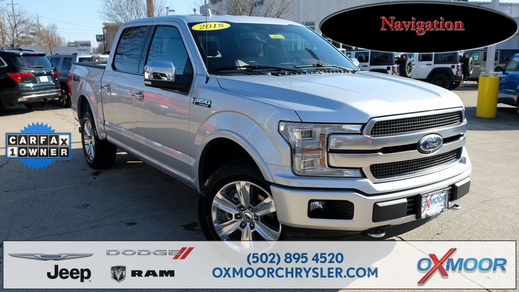 Pre Owned 2018 Ford F 150 Platinum With Navigation 4wd